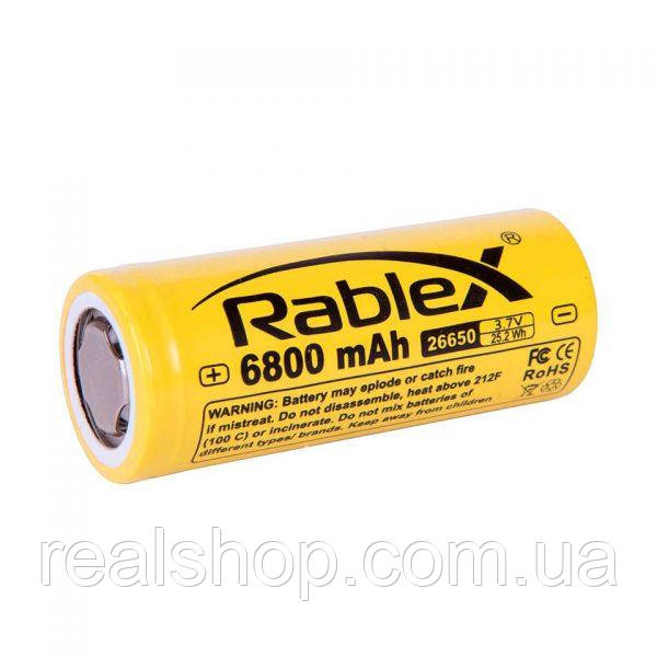 Акумулятор Rablex 26650 6800 mAh Li-ion 3.7 V 25.2Wh