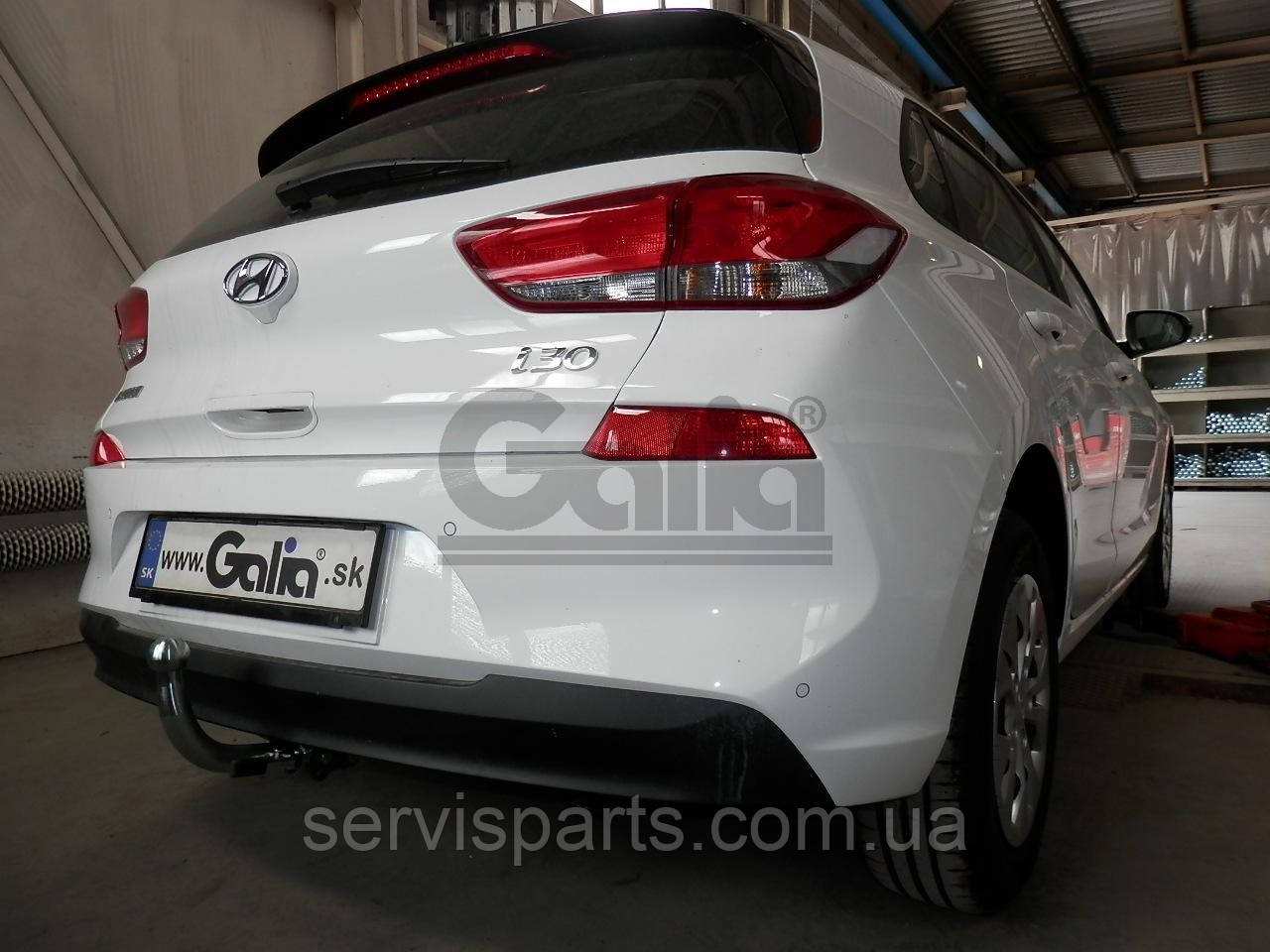 Оцинкований фаркоп на Hyundai I30 хетчбек 2017-2020 (Хундай Ай30)