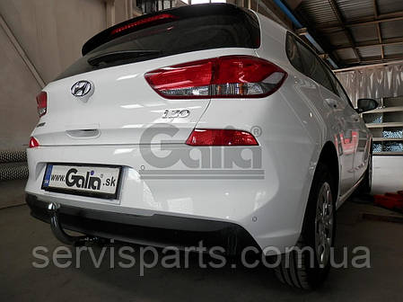 Оцинкований фаркоп на Hyundai I30 хетчбек 2017-2020 (Хундай Ай30), фото 1