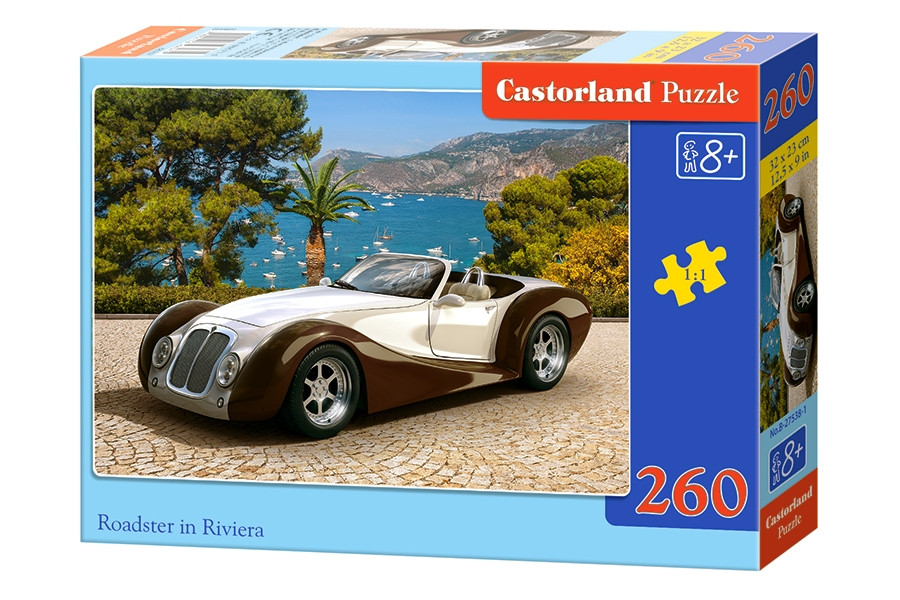 Пазли 260 елементів "Roadster в Рив'єрі", B~27538 | Castorland