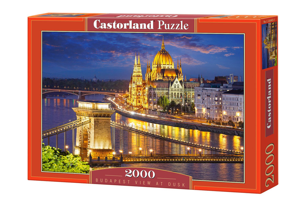 Пазли 2000 елементів "Будапешт в сутінках", C~200405 | Castorland