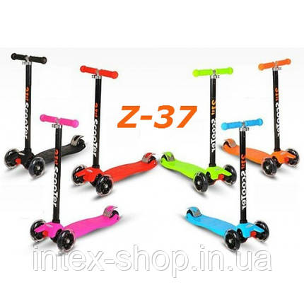 Самокат Z-37 Trolo Maxi Micro з нахилом керма світяться колеса scooter, фото 2