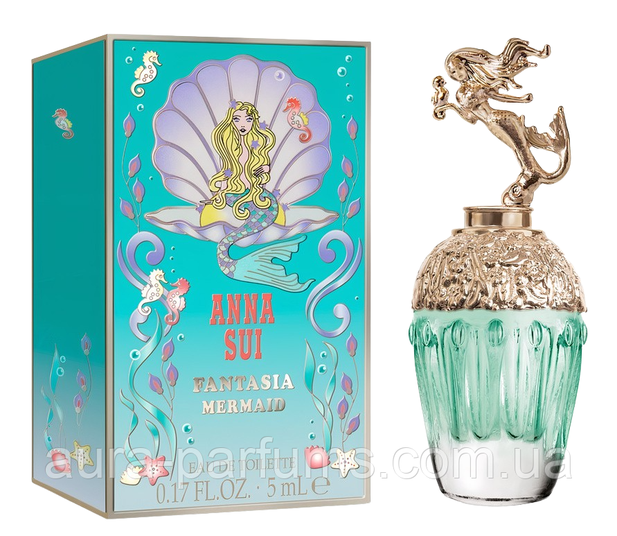 Жіночі парфуми Anna Sui Fantasia Mermaid Eau De Toilette Туалетна вода 5 ml/мл