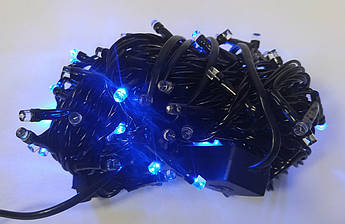 Новорічна світлодіодна гірлянда 100 M-3 блакитний 100Led.
