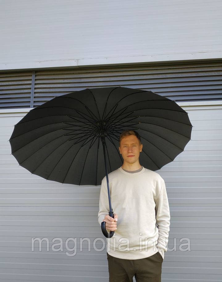 Зонт чоловічий антишторм на 24 карбонові спиці ! Зонт президентський великий 120 см
