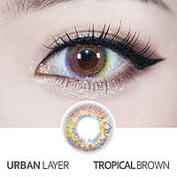 Кольорові контактні лінзи Urban Layer Tropical Brown