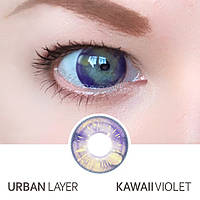 Кольорові контактні лінзи Urban Layer Kawaii Violet