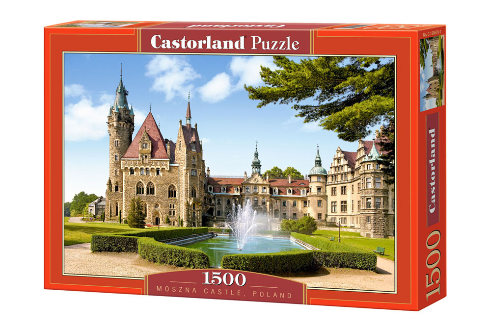 Пазли 1500 елементів "Замок Зошна, Польща", C~150670 menu Castorland