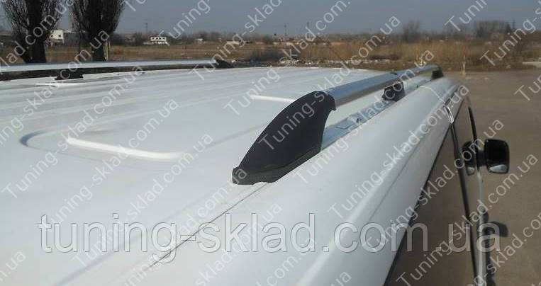 Рейлинги на крышу Фиат Скудо 1 (продольные рейлинги Fiat Scudo 1 концевик.сталь) - фото 1 - id-p158483392