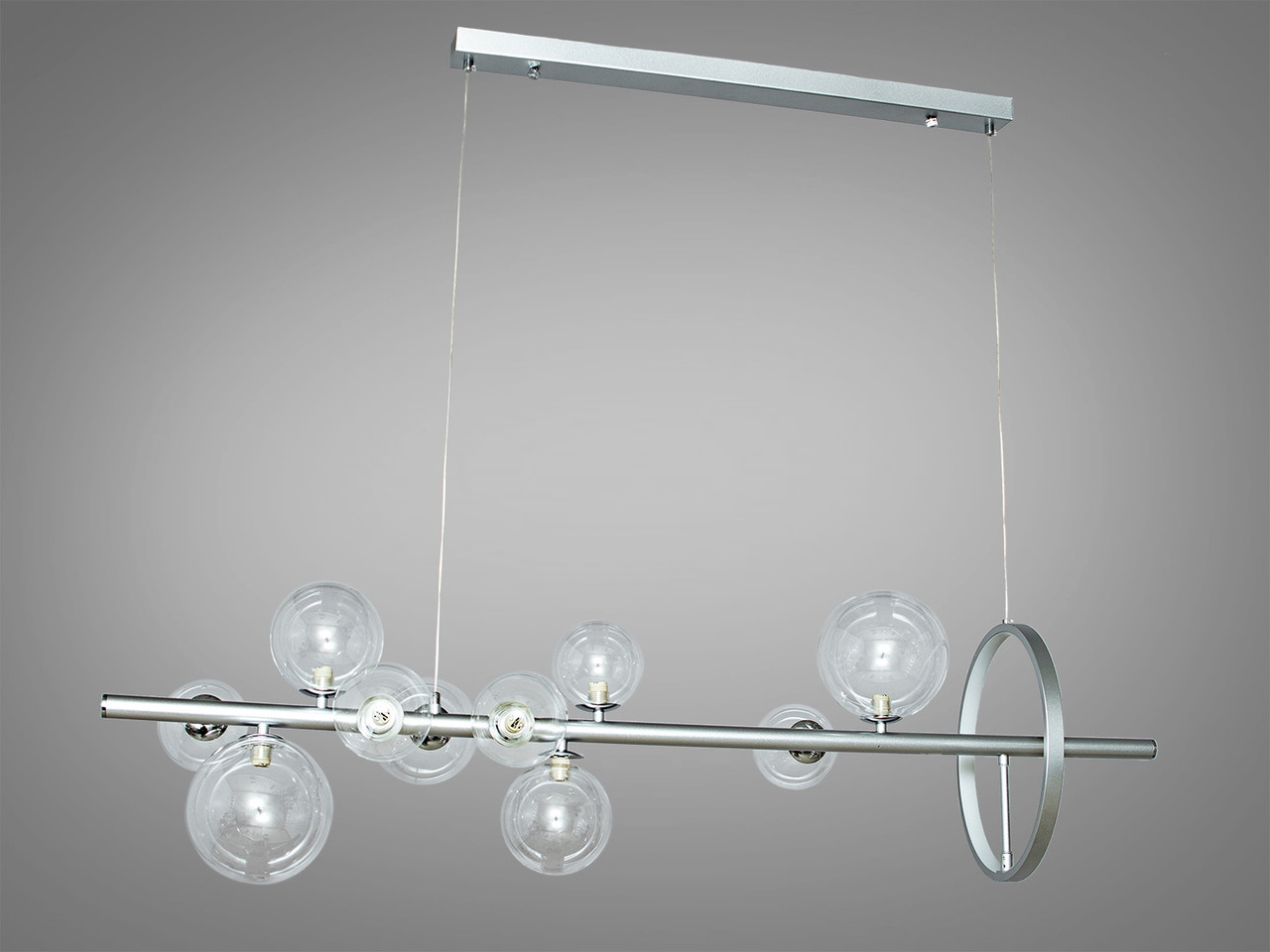 Люстра в стилі Loft на 10 ламп з LED-підсвіткою в столову 1947-10HR-LS