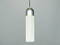 Сучасний світильник у стилі Loft з матовим склом, колір білий + хром BO-2833-1WH+HR-LS