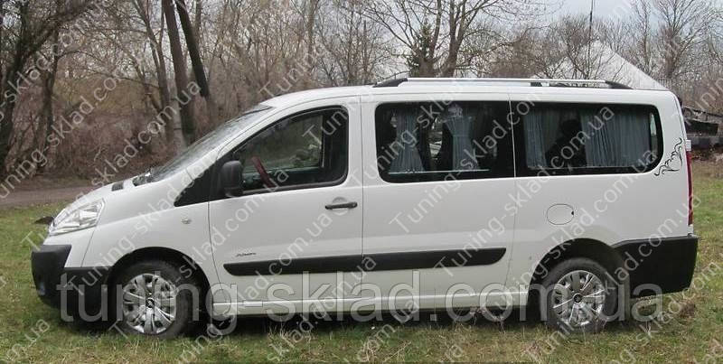 Оригинальные рейлинги Фиат Скудо 2 (рейлинги на крышу Fiat Scudo 2 концевик.АВС) - фото 6 - id-p159403314