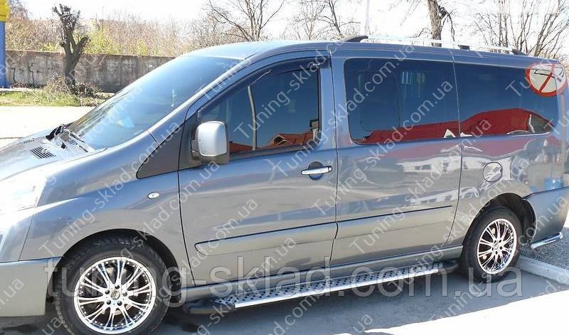 Рейлинги на Фиат Скудо 2 (алюминиевые рейлинги Fiat Scudo 2 разборные) - фото 6 - id-p159419089