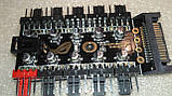 Контроллер управления скорости 10 вентиляторов, шума ПК - аналог реобаса, фото 2