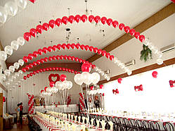 Весільні арки з повітряних і гелієвих куль