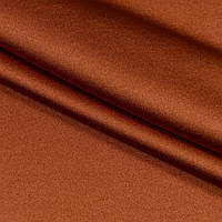 Двостороння тканина для штор атлас, атласна тканина штори на відріз 310 см св. теракотовий