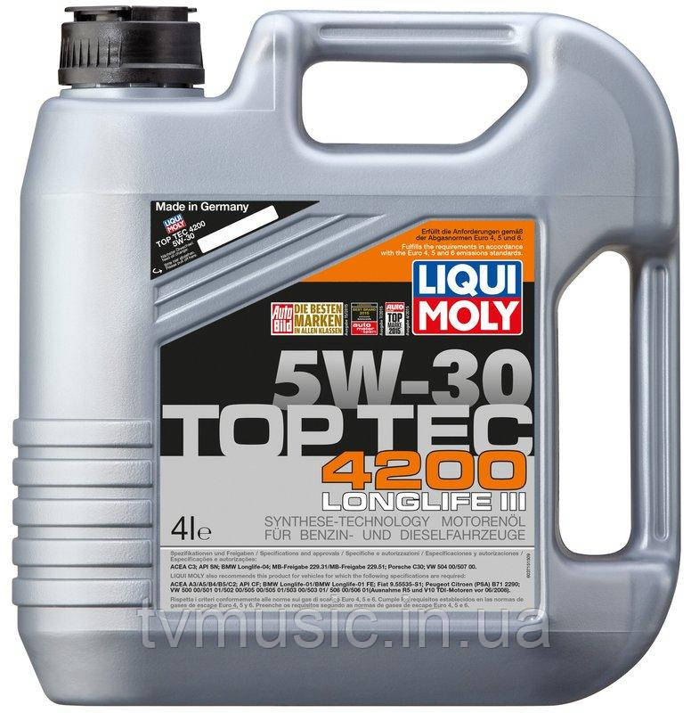 Олива моторна Liqui Moly Top Tec 4200 5W-30 (VW Audi) 4 л