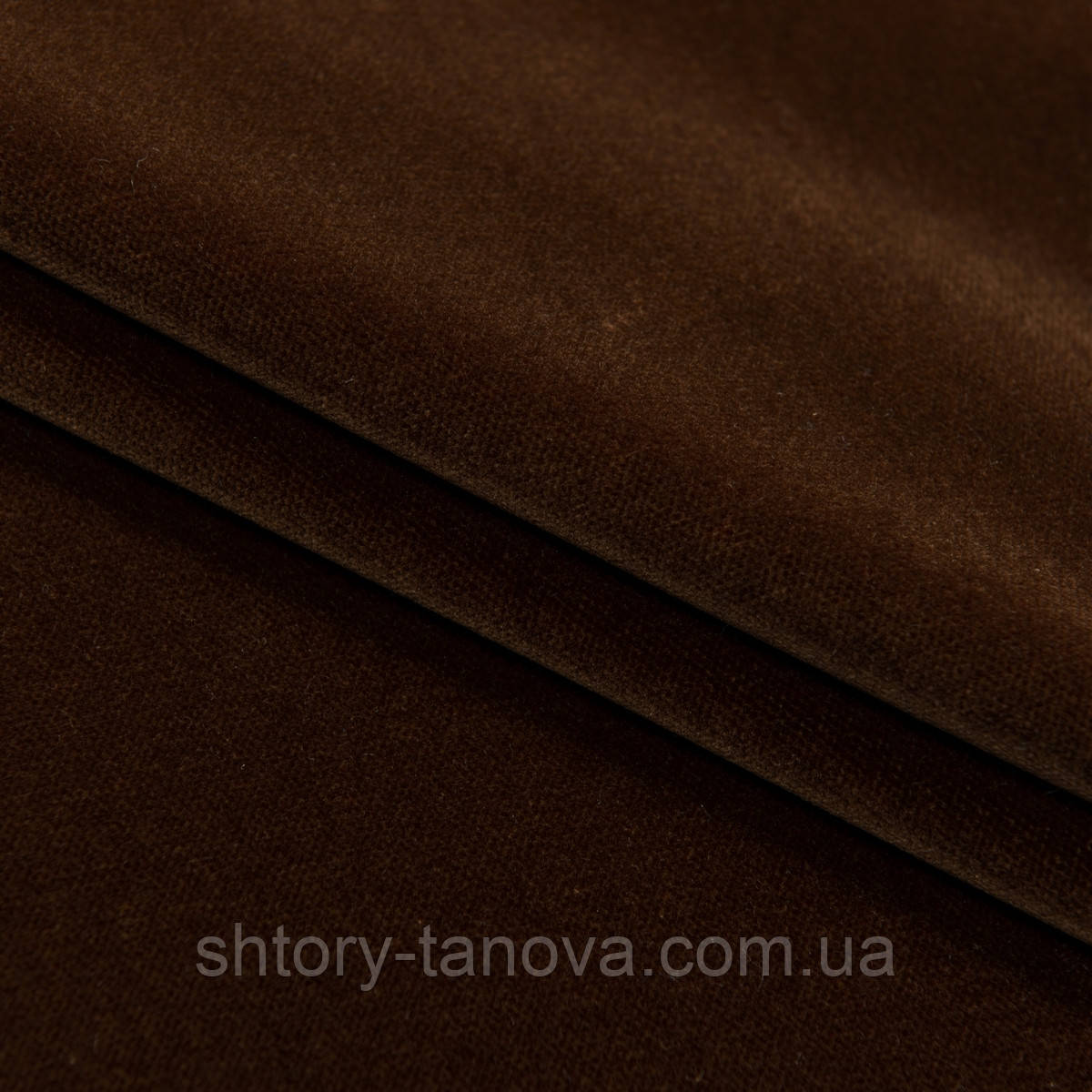 Ткань для вівюр, тканина для меблів бархат, Італія 155 см коричневий, фото 1