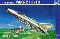 Сборная модель самолета МИГ-21 F-13 TRUMPETER 1\32