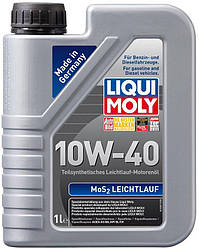 Олива моторна з молібденом Liqui Moly MoS2 Leichtlauf 10W-40 1 л