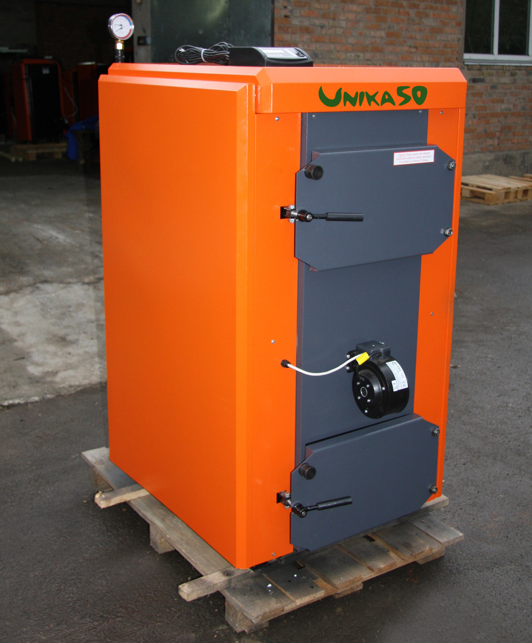 Котел піролізний твердопаливний КОТэко Unika (Уніка), 40 кВт