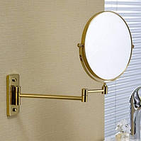 Золотое косметическое зеркало с 2,5 кратное Pacini&Saccardi 30125