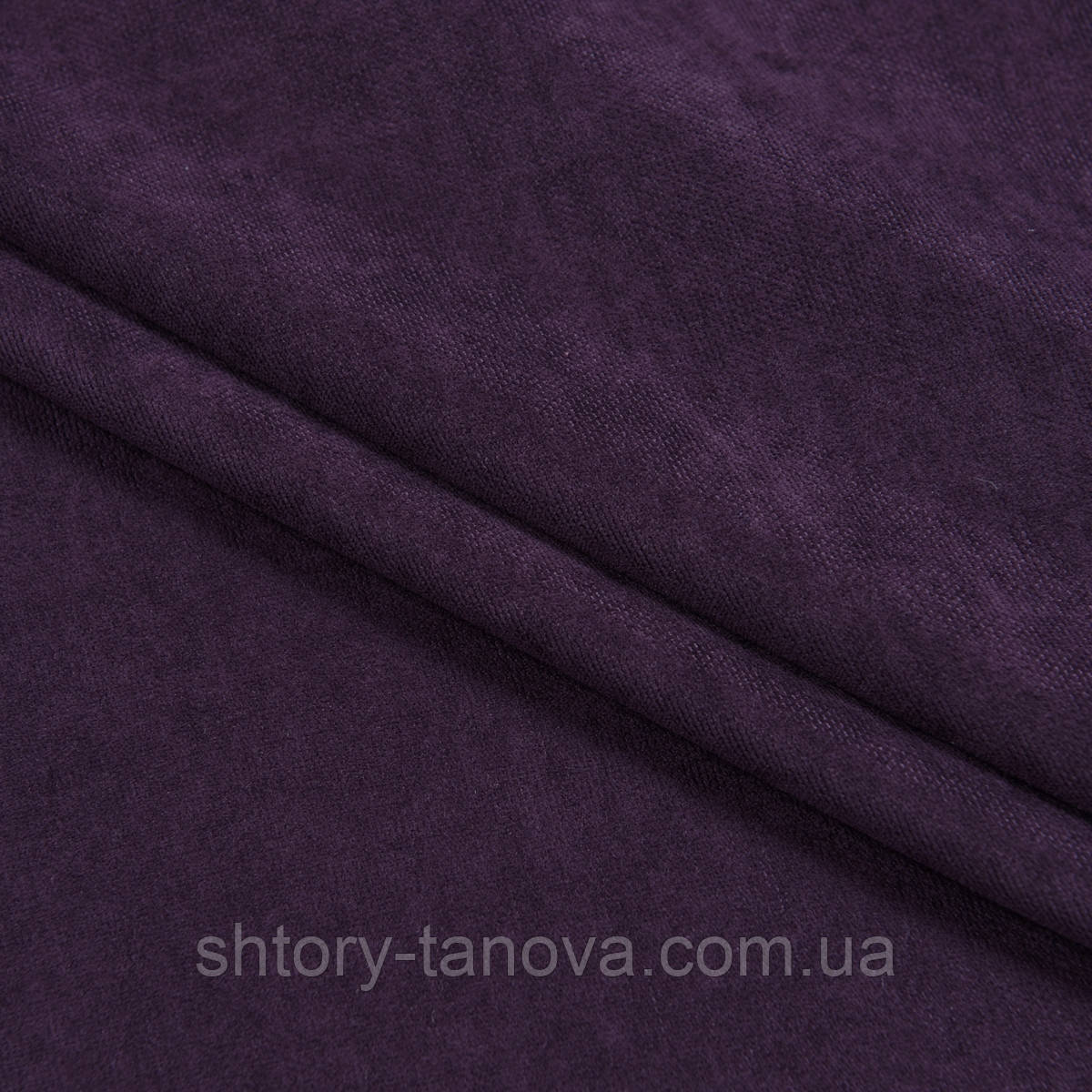 Мікровелюр для штор, штори з микровелюра, тканина на відріз сливовий, фото 1