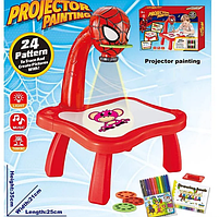 Дитячий столик проектором 330 червоний