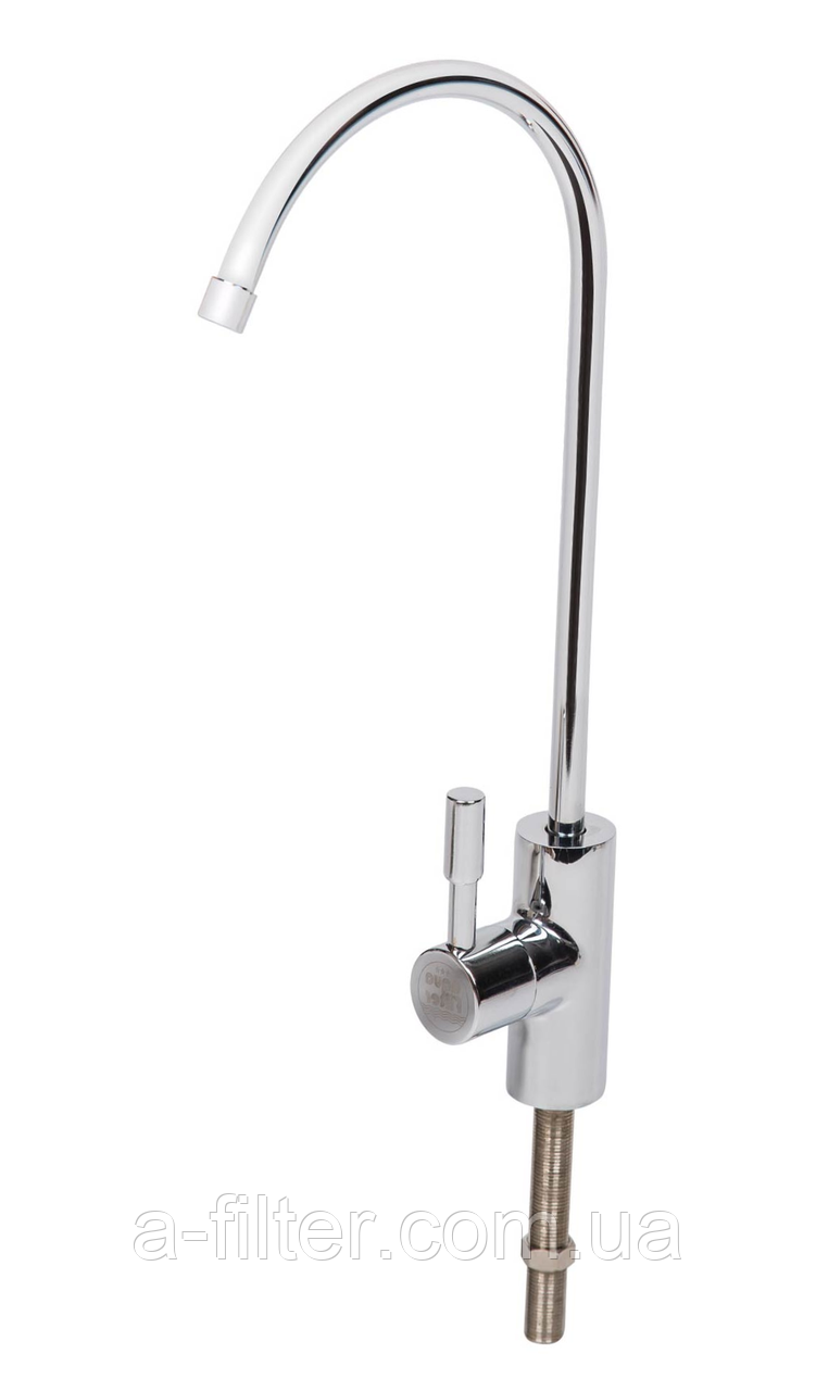 Хромований одинарний краник для осмосу, Hi-Tech., фото 1