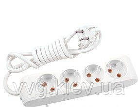 Подовжувач на 4 гнізда (2 м) без заземлення Viko Multilet