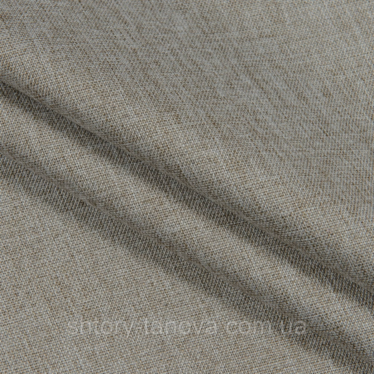 Тканина dimout для штор кава з молоком меланж 280 см 316 г/м.кв Китай - затемнення до 90%, фото 1