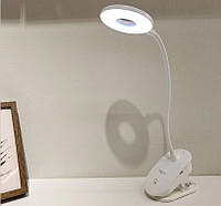 Настільна бездротова лампа YG-T102 для читання на прищіпці, фото 1