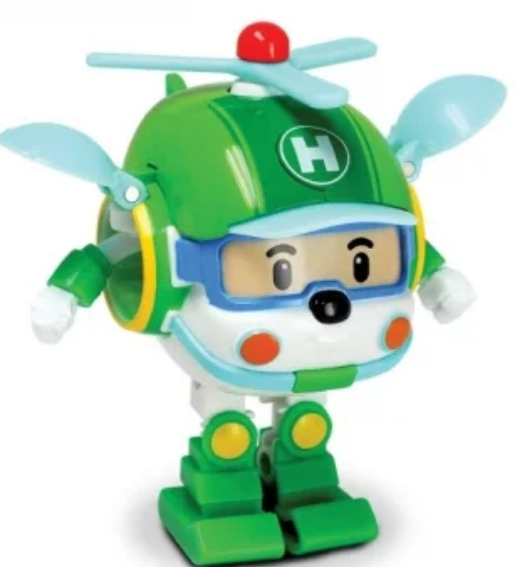 Вертоліт Хеллі минитрансформер Robocar Poli, 10 див.