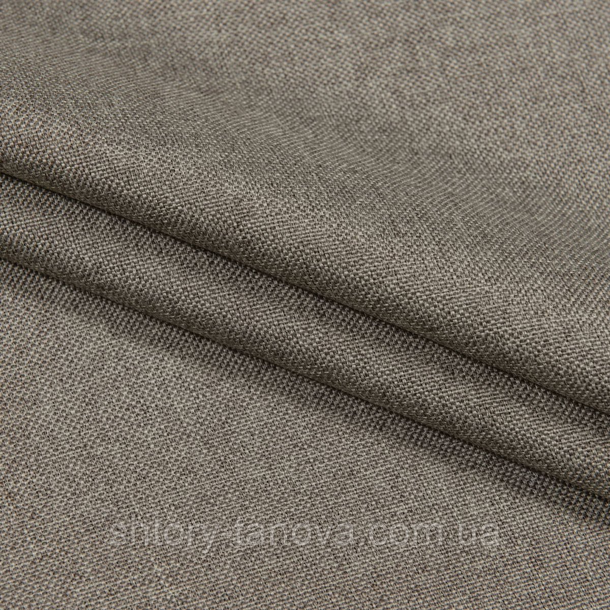 Штори льон рогожка лайт, тканина для штор рогожка Туреччина 280 см, штори в зал, спальню, кухню сіро-бежевий, фото 1