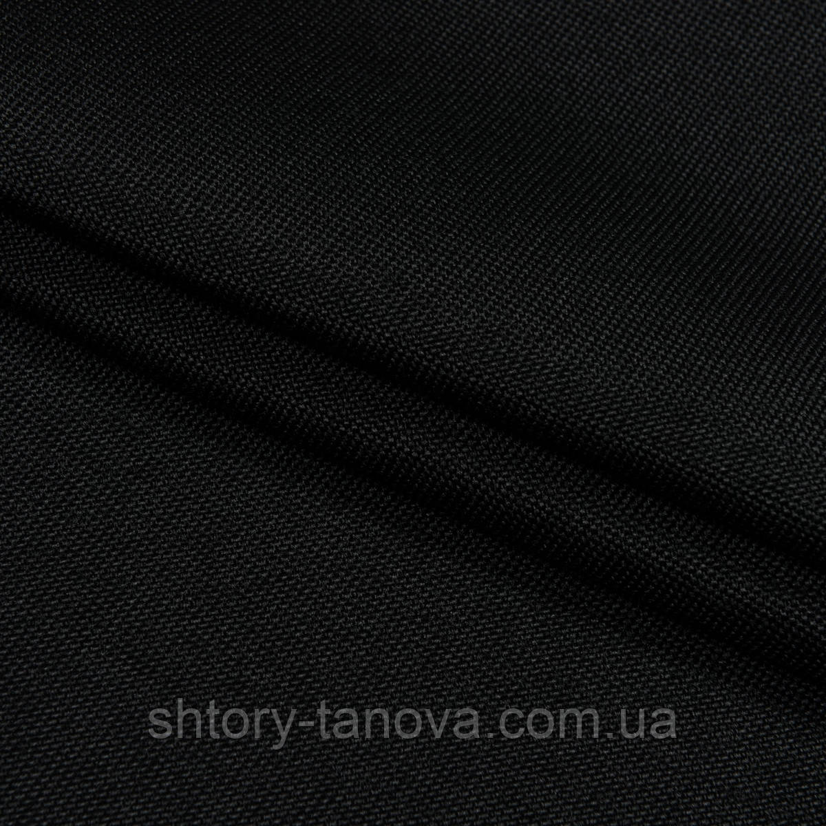 Штори льон рогожка лайт, тканина для штор рогожка Туреччина 280 см, штори в зал, спальню, кухню чорний, фото 1