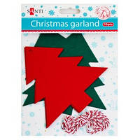 Новорічна гірлянда "Ялинки", 3м, 10шт./уп 952439