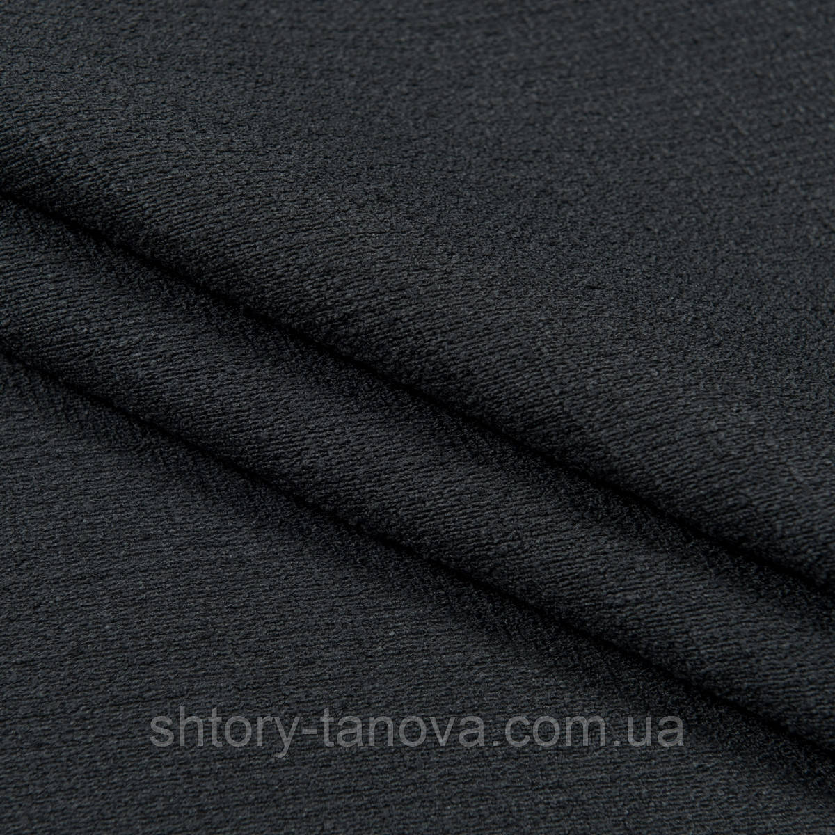 Рогожка для штор, тканина рогожка для штор, штори в зал, в спальню Туреччина, 295 см антрацит, фото 1