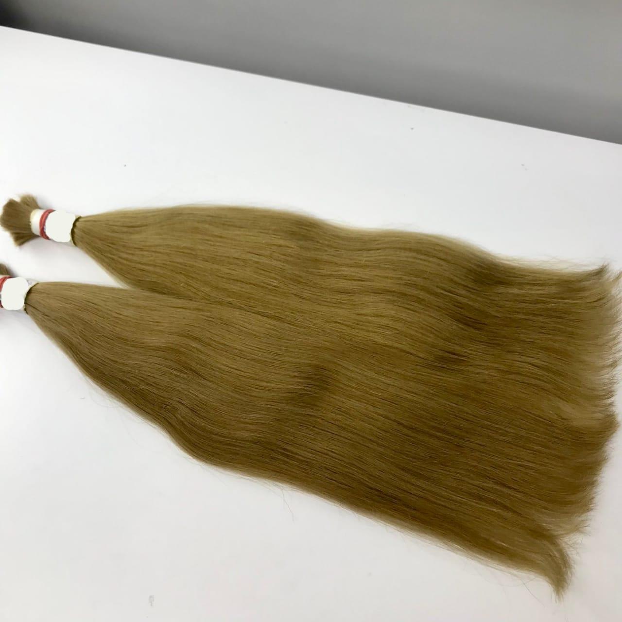 Натуральные волосы для наращивания 50 см. вес 50 грамм, цвет русый - фото 3 - id-p1476327912