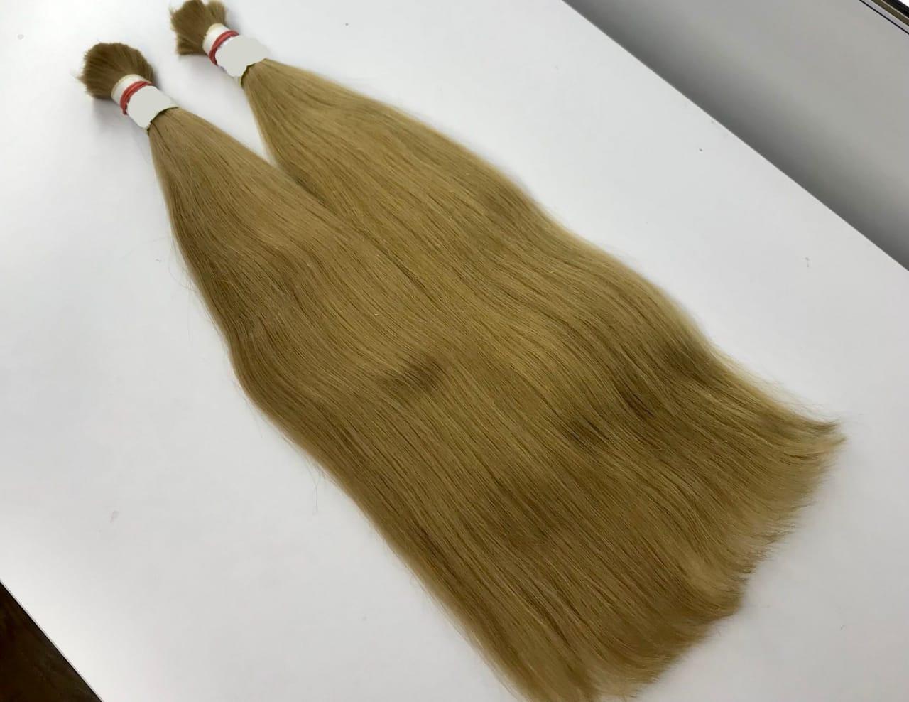 Натуральные волосы для наращивания 50 см. вес 50 грамм, цвет русый - фото 4 - id-p1476327912