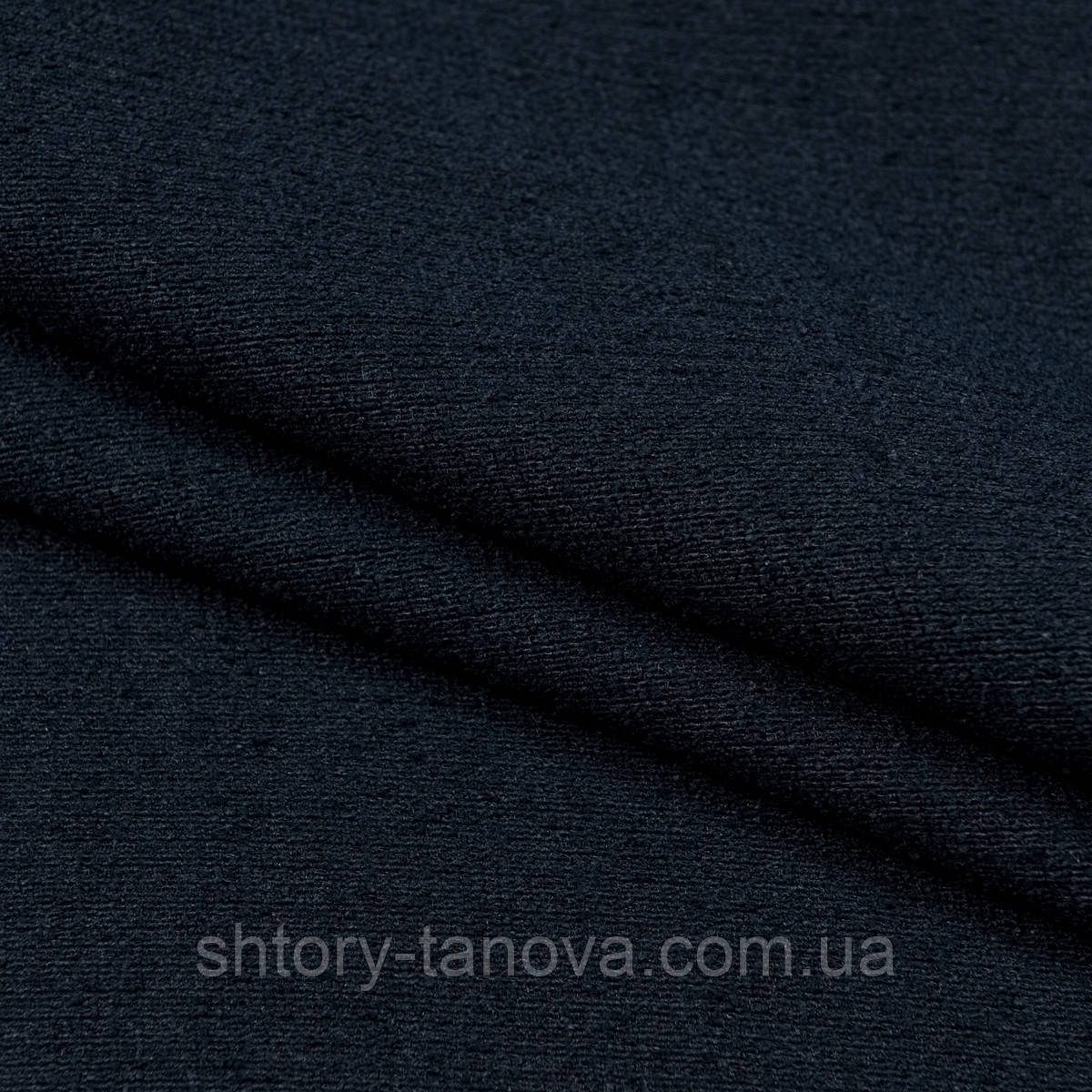 Рогожка для декору, Однотонна рогожка, Рогожка для штор, тканина для штор рогожка Туреччина 295 см т. синій, фото 1