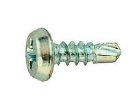 Саморіз для гіпсокартону зі свердлом 3,8х11, оцинкований (упаковка 1000 шт.)