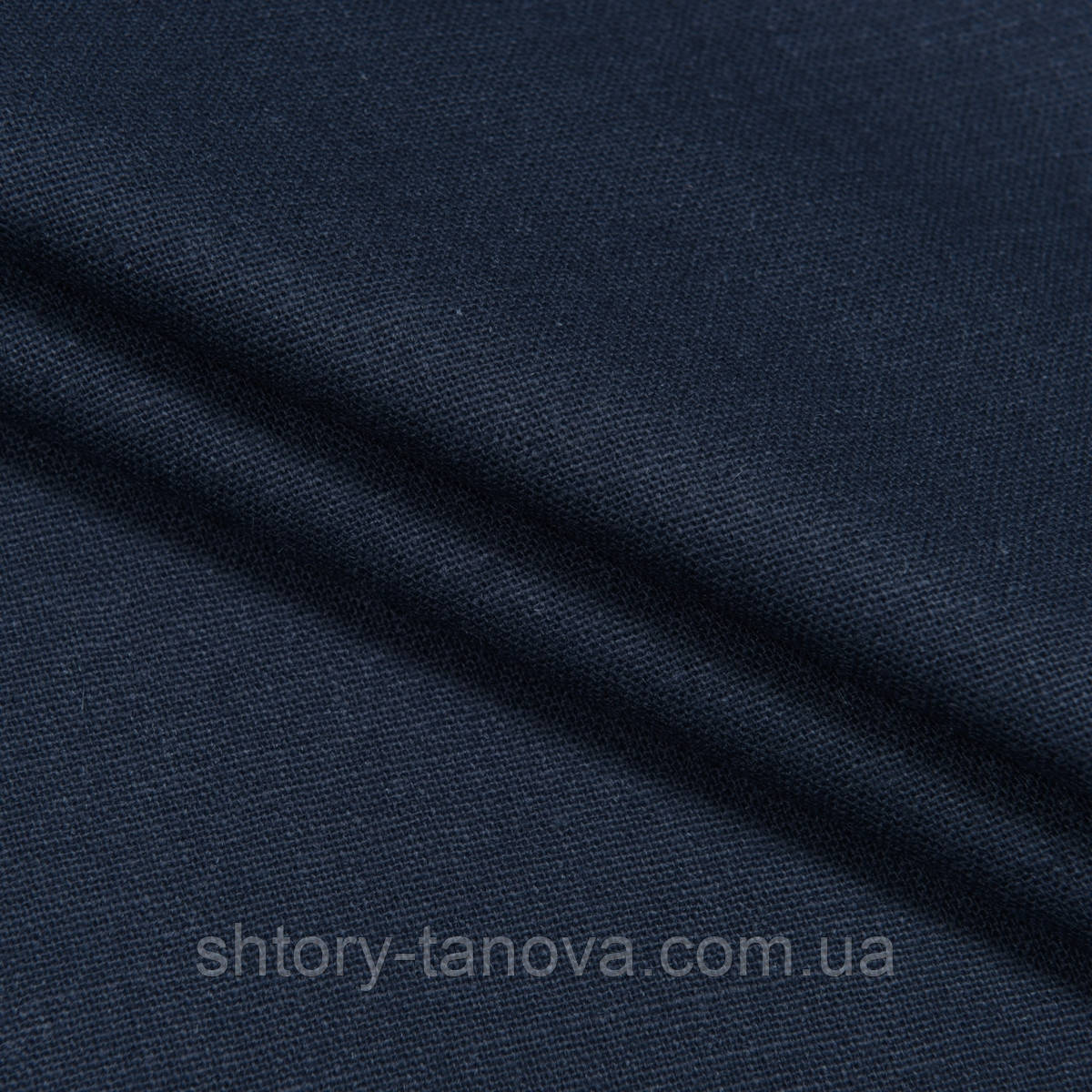 Натуральні штори з льону, лляні штори, 100% льон для гардин і штор Іспанія синій, фото 1