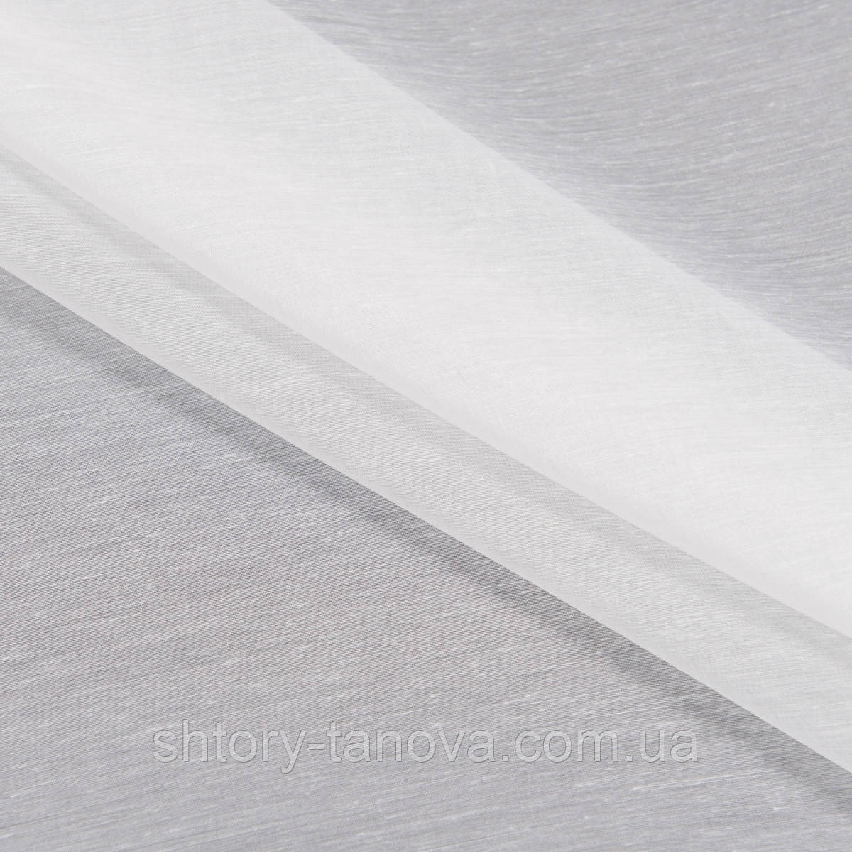Батіст Однотонне тюлевое полотно Тюль батист-органзаа Тюль Органза Тюль в спальню органза молочний, фото 1