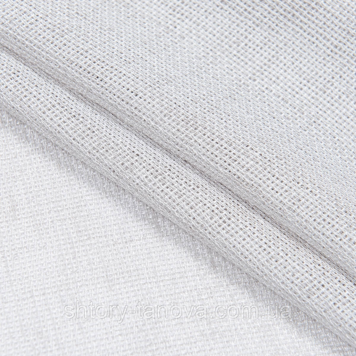 Тюль рогожка, сучасний тюль, тюль матовий Туреччина 290 см фактура сірий, фото 1