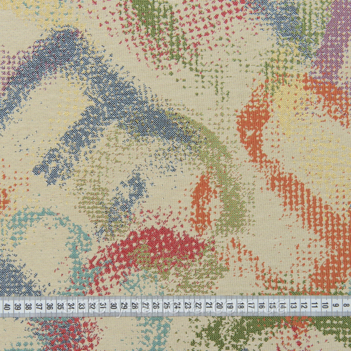 Гобелен для покривал і оббивки, жаккард тканина для оббивки Іспанія 280 см графіка , беж, фото 1