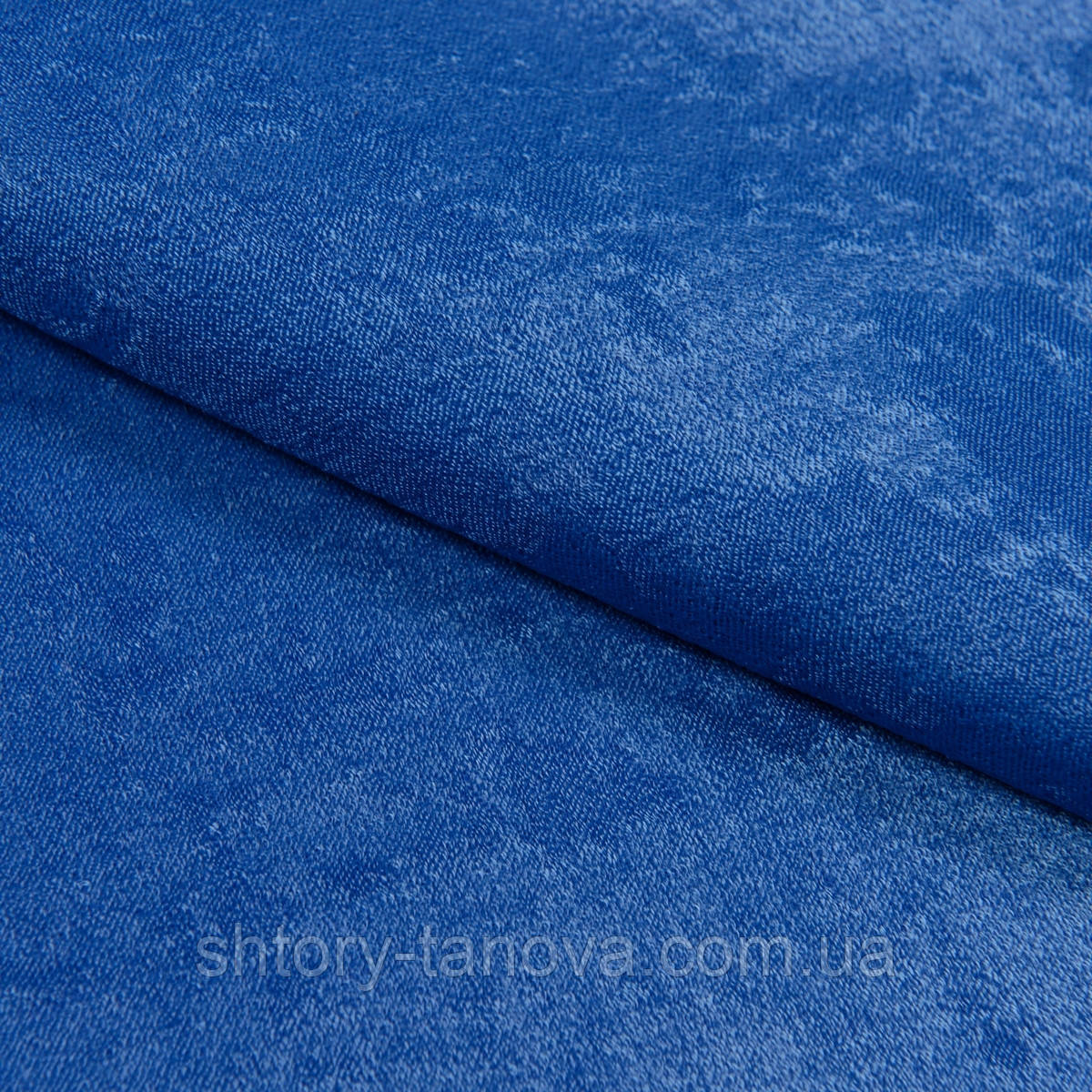 Софт мармур для штор, велюрові штори, тканина для штор в зал, спальню волошка, фото 1