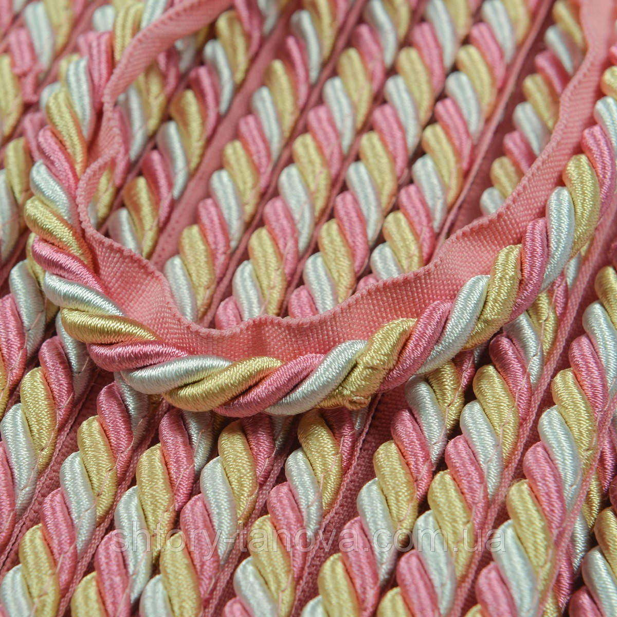 Окантовочна тасьма ШНУР ОКАНТОВОЧНІ ГЛЯНЦЕВИЙ d =9 мм, фото 1