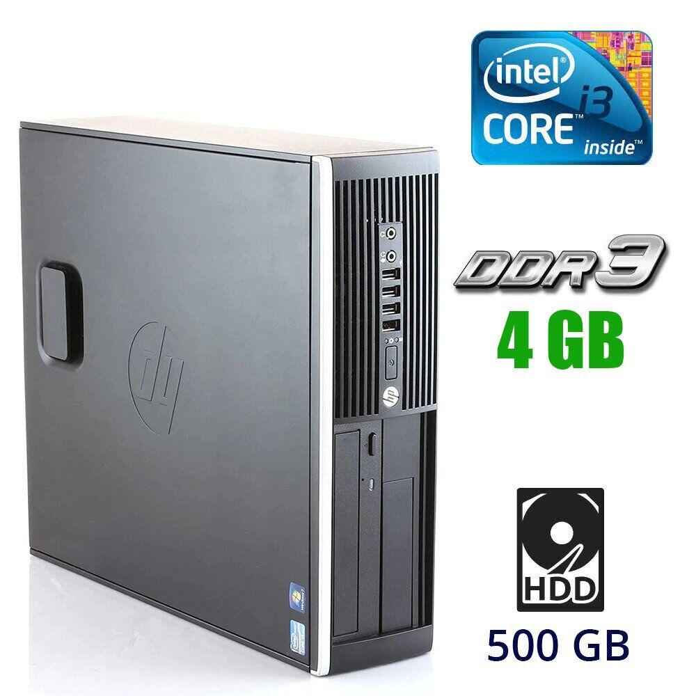 Системний блок HP Compaq 8100 SFF / Intel Core i3-530 (2 (4) ядра по 2.93 GHz) / 4 GB DDR3 / 500 GB HDD /