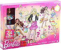 Адвент календарь Кукла Барби Стиль и Шик с одеждой и аксессуарами Barbie GYN37 Advent Calendar