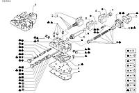 Запчасти Carraro КПП 643487 TLB1 - Распределитель (Distributor)